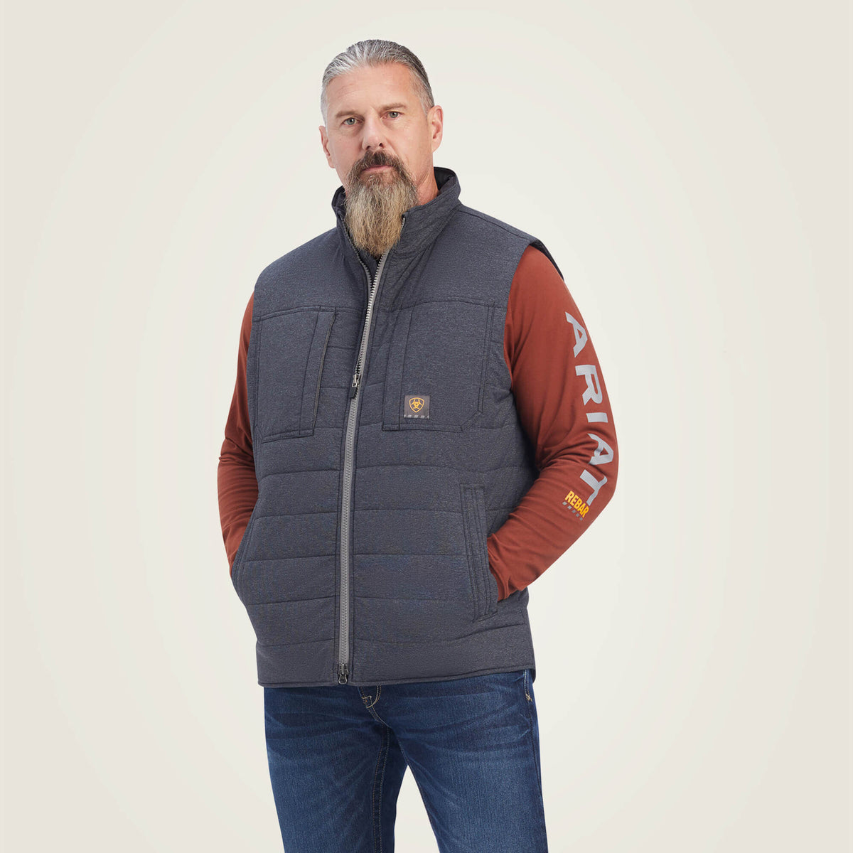 Rebar Valiant Ripstop Insulated Vest - Ariat Premium