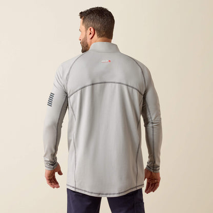 FR Combat Stretch Patriot 1/4 Zip Work Shirt - Ariat Great Value