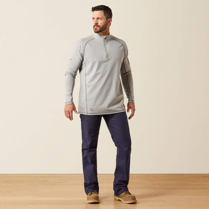FR Combat Stretch Patriot 1/4 Zip Work Shirt - Ariat Great Value