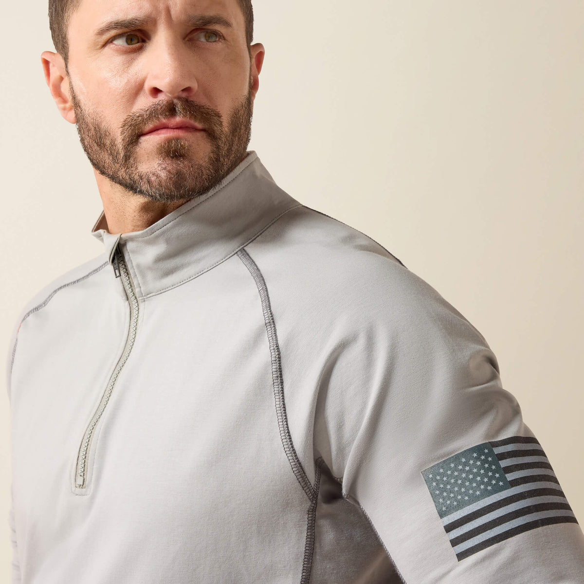 FR Combat Stretch Patriot 1/4 Zip Work Shirt - Ariat Great Value