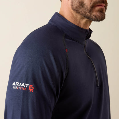 FR Combat Stretch Patriot 1/4 Zip Work Shirt - Ariat Latest