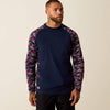 NAVY/WHITE & RED CAMO