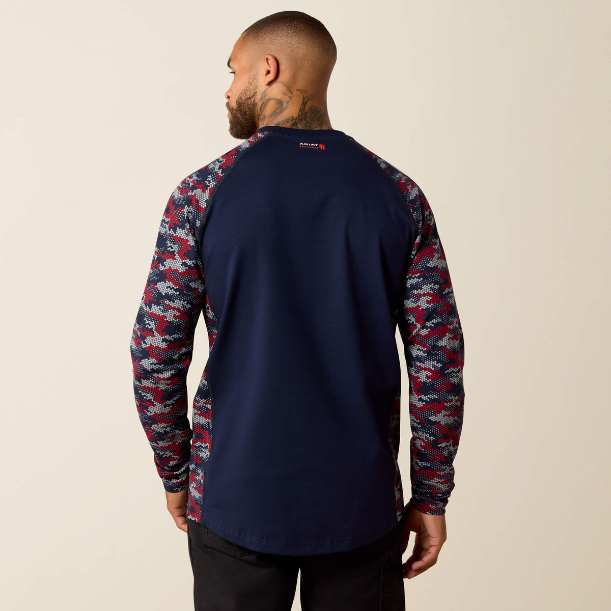 FR Stretch Camo Baseball T-Shirt - Ariat Essential
