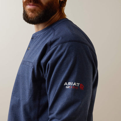 FR Air Refinery Row Graphic Henley Top - Ariat New