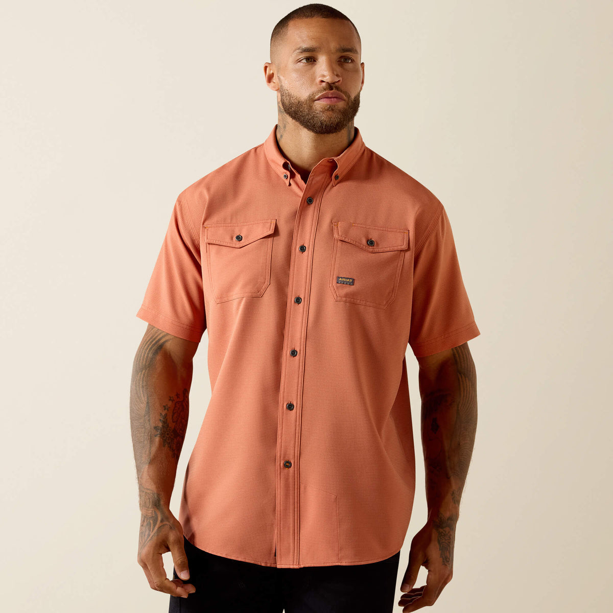 Rebar Made Tough VentTEK DuraStretch Work Shirt - Ariat Featured