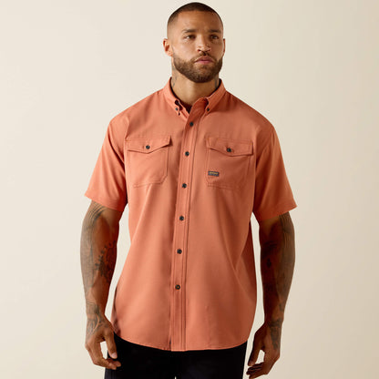 Rebar Made Tough VentTEK DuraStretch Work Shirt - Ariat Featured