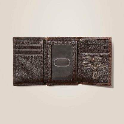Trifold Wallet Stacked Logo - Ariat Smart Buy