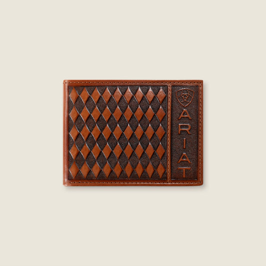 Diamond Embossed Bifold Wallet - Ariat Popular