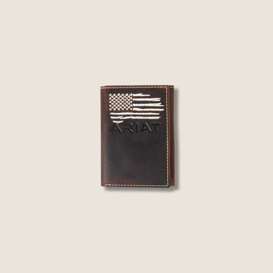 Flag Trifold Wallet - Ariat Classic