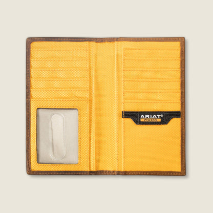 Work Roughneck Label Canvas Trifold Wallet - Ariat Everyday