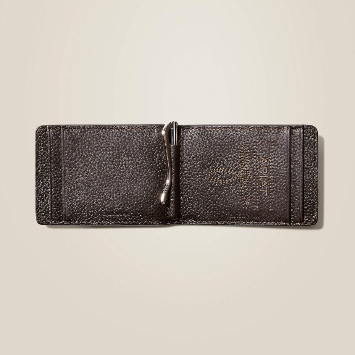 Bifold Slim Wallet Patriot Flag Embroidery - Ariat New