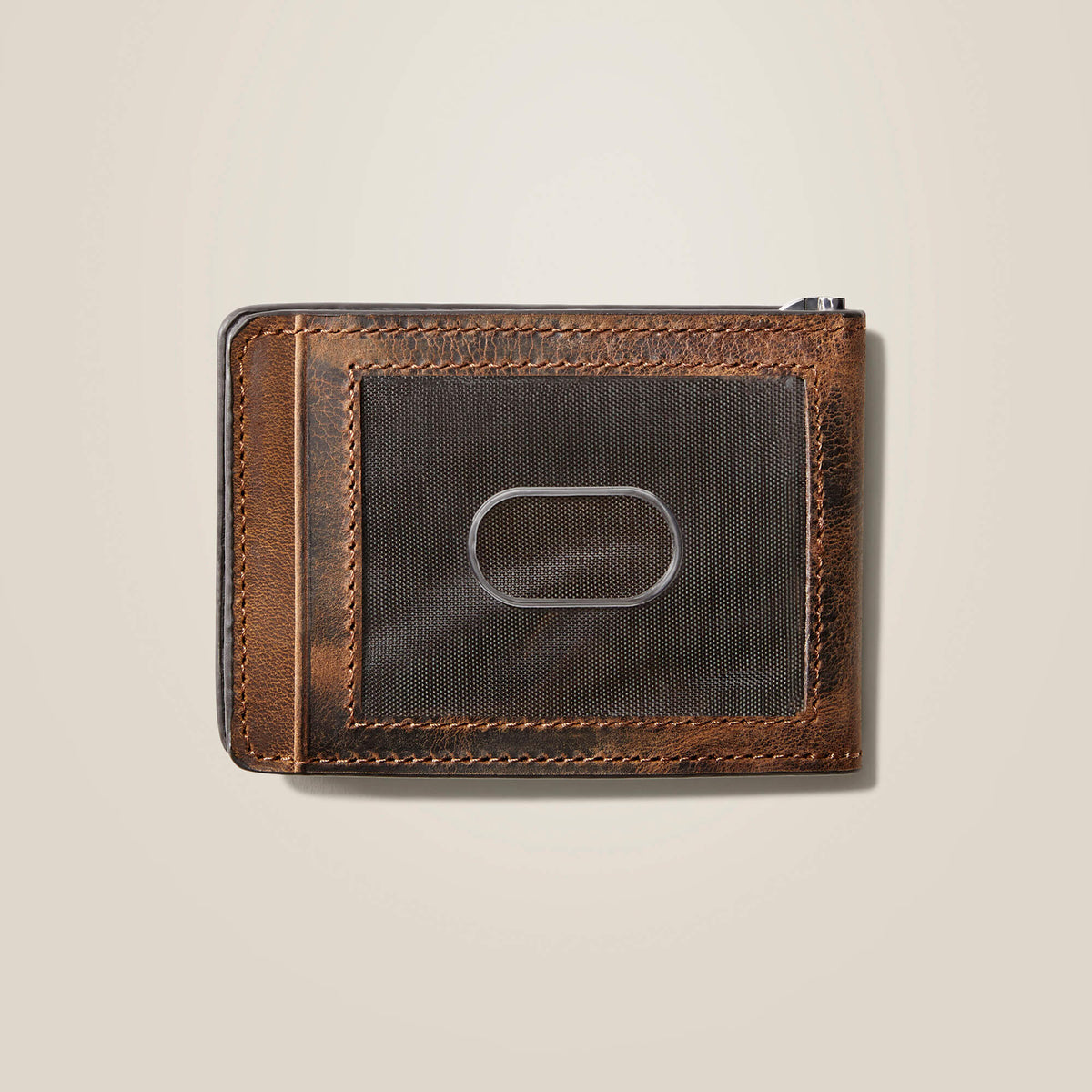Bifold Slim Wallet Patriot Flag Embroidery - Ariat New