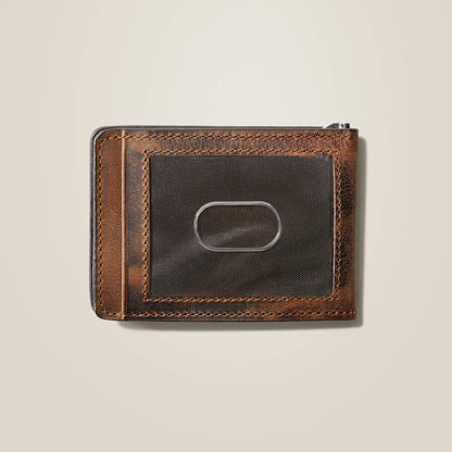 Bifold Slim Wallet Patriot Flag Embroidery - Ariat New