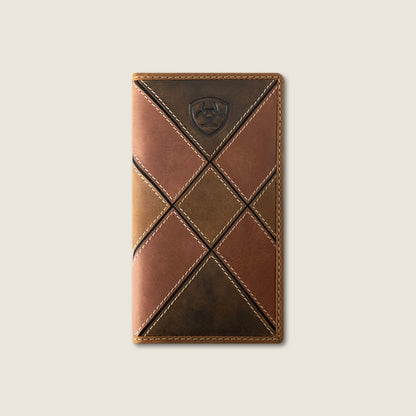 Patchwork Embroidered Logo Rodeo Wallet - Ariat Smart Buy
