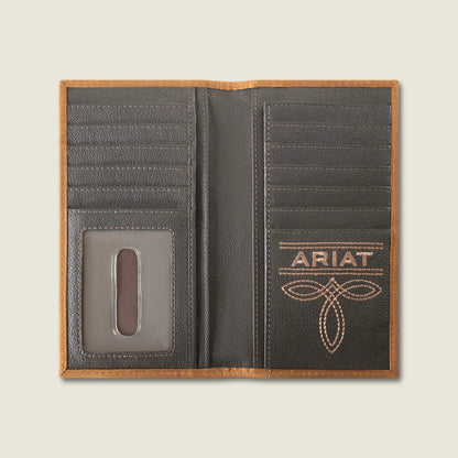 Patchwork Embroidered Logo Rodeo Wallet - Ariat Smart Buy