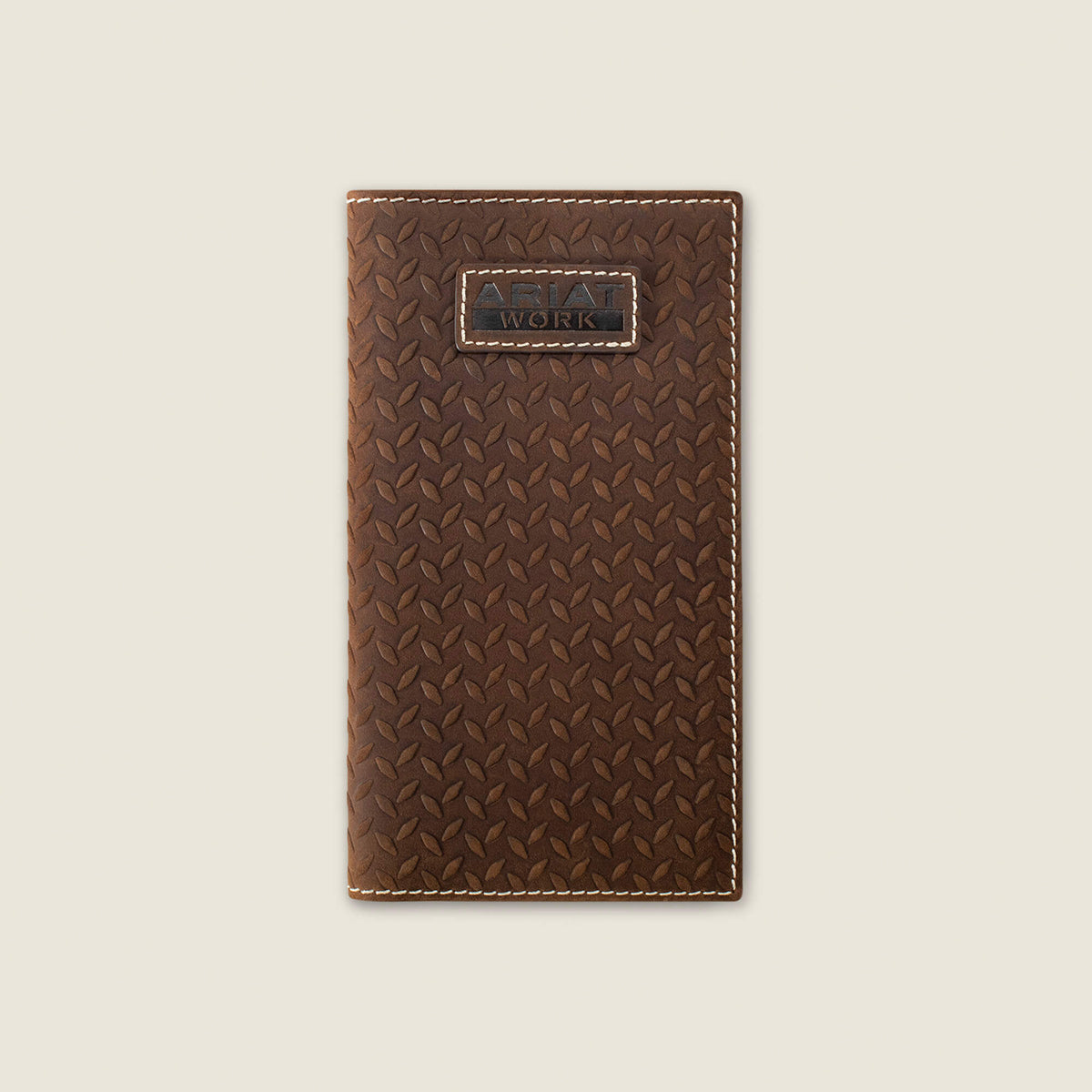 Diamond Plate Embossed Checkbook Wallet - Ariat Popular