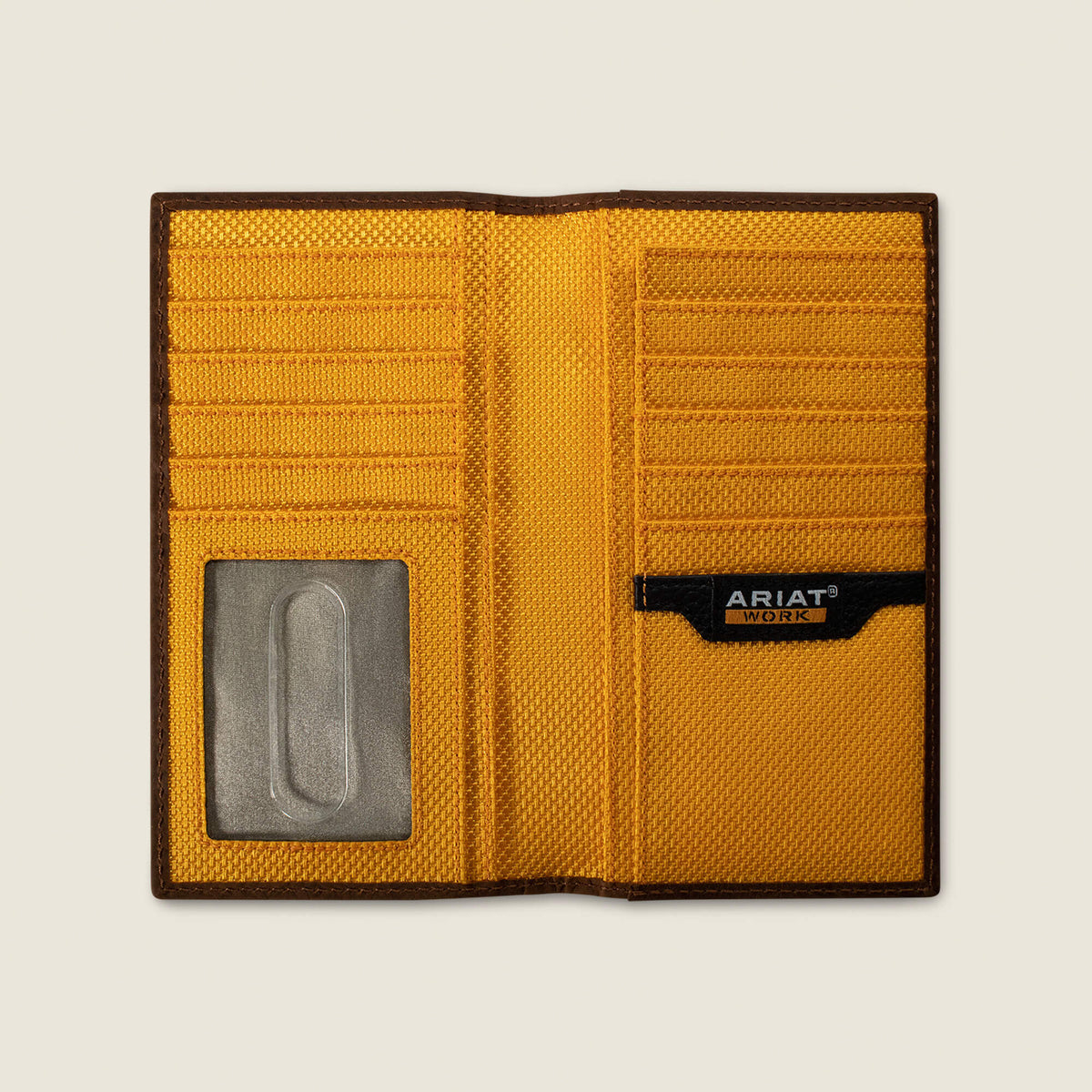 Diamond Plate Embossed Checkbook Wallet - Ariat Popular