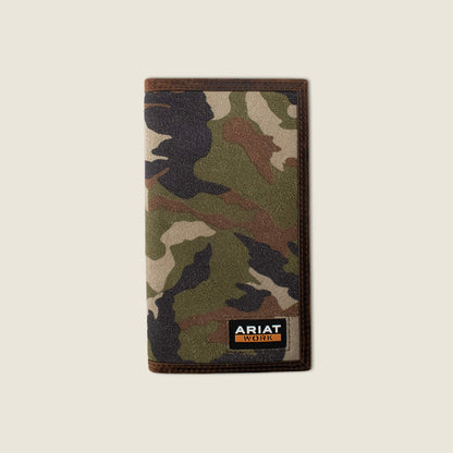 Camo Inlay Checkbook Wallet - Ariat Latest