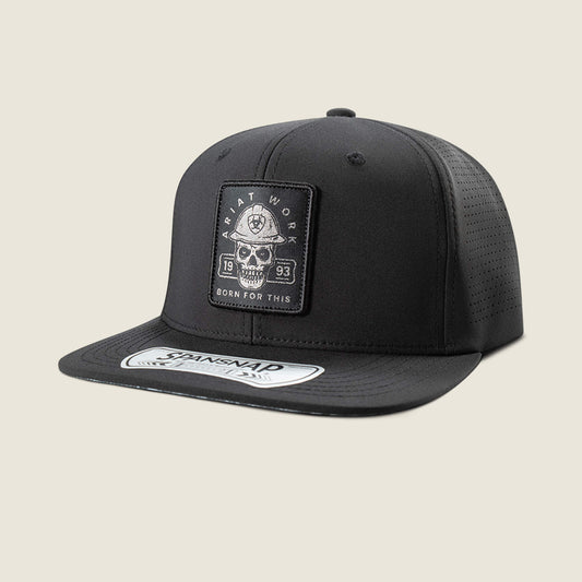 Work Roughneck Reflective Patch Snapback Cap - Ariat Signature