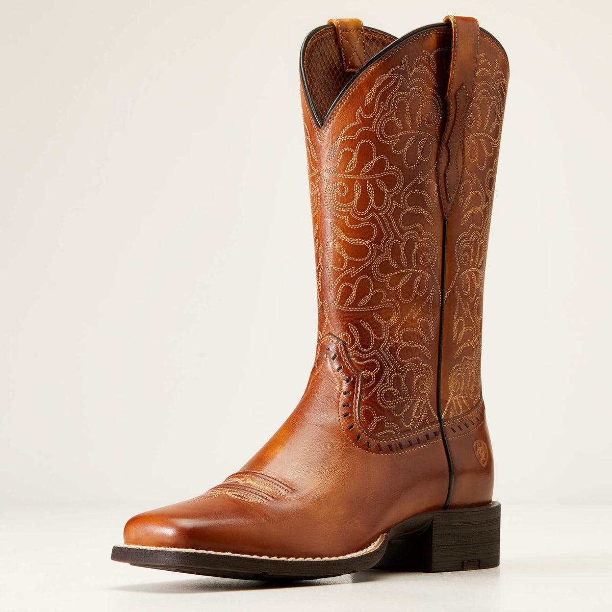 Round Up Remuda Wide Square Toe Western Boot - Ariat Discount