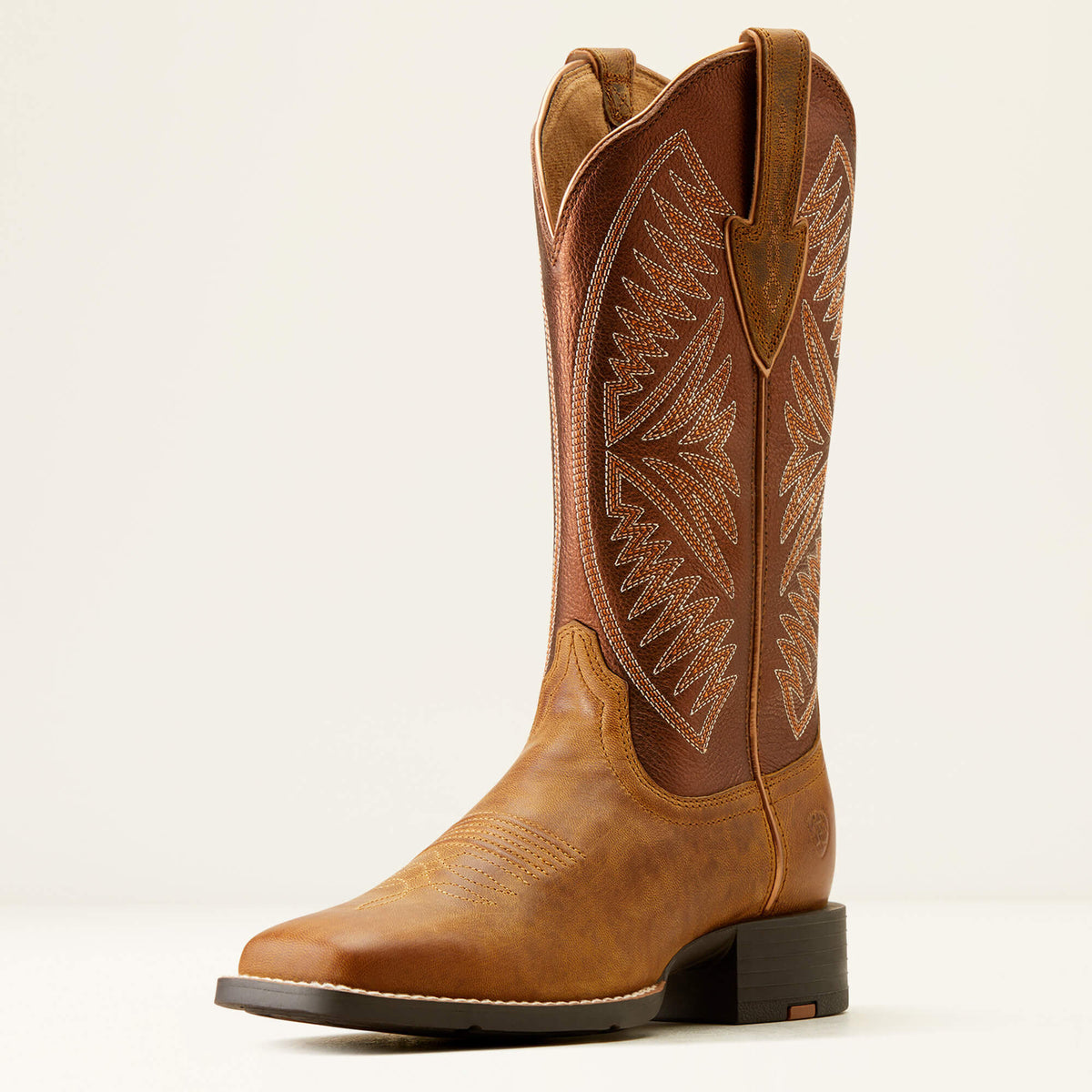 Round Up Ruidoso Wide Square Toe Western Boot - Ariat Exclusive