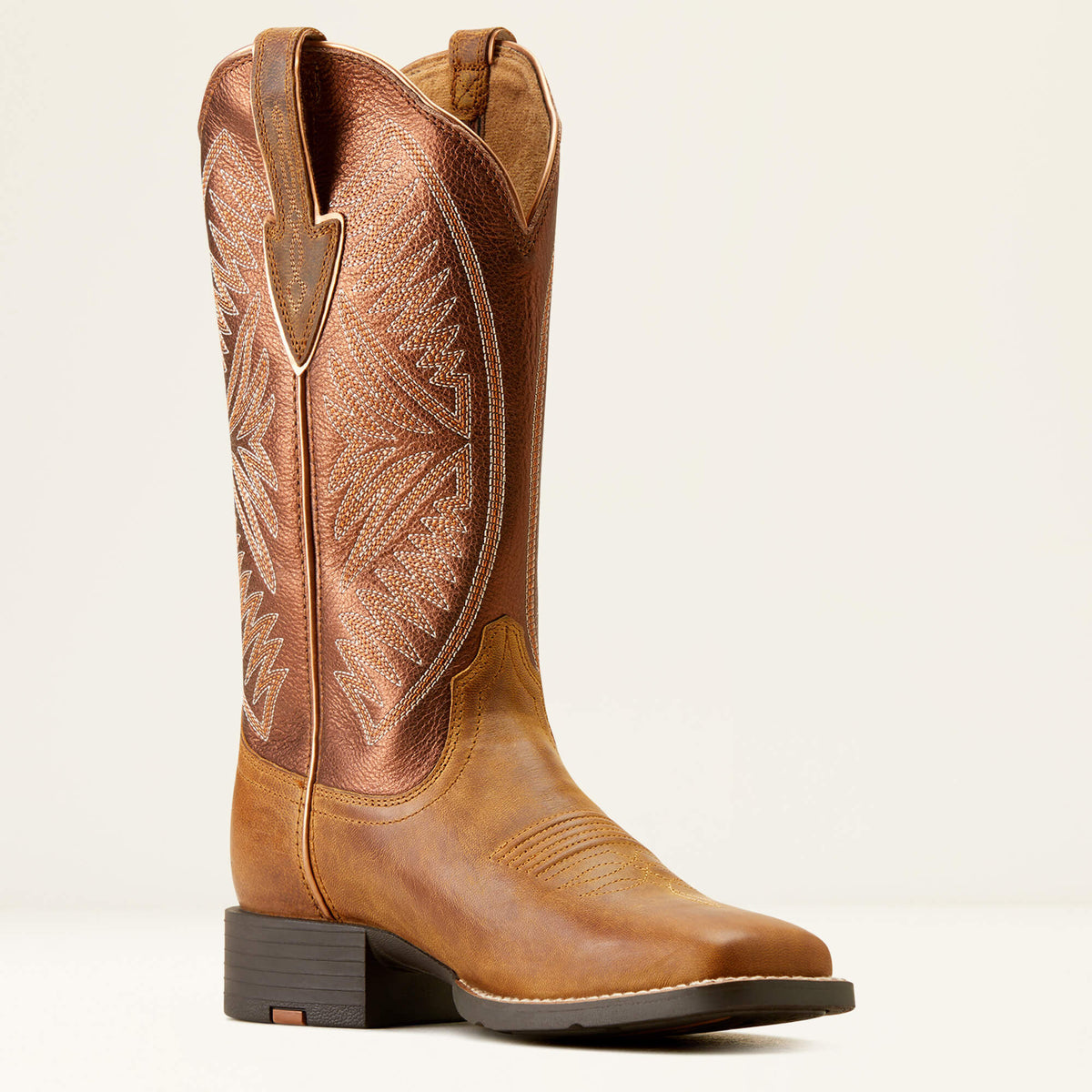 Round Up Ruidoso Wide Square Toe Western Boot - Ariat Exclusive