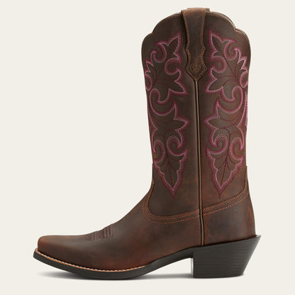 Round Up Square Toe Western Boot - Ariat Essential