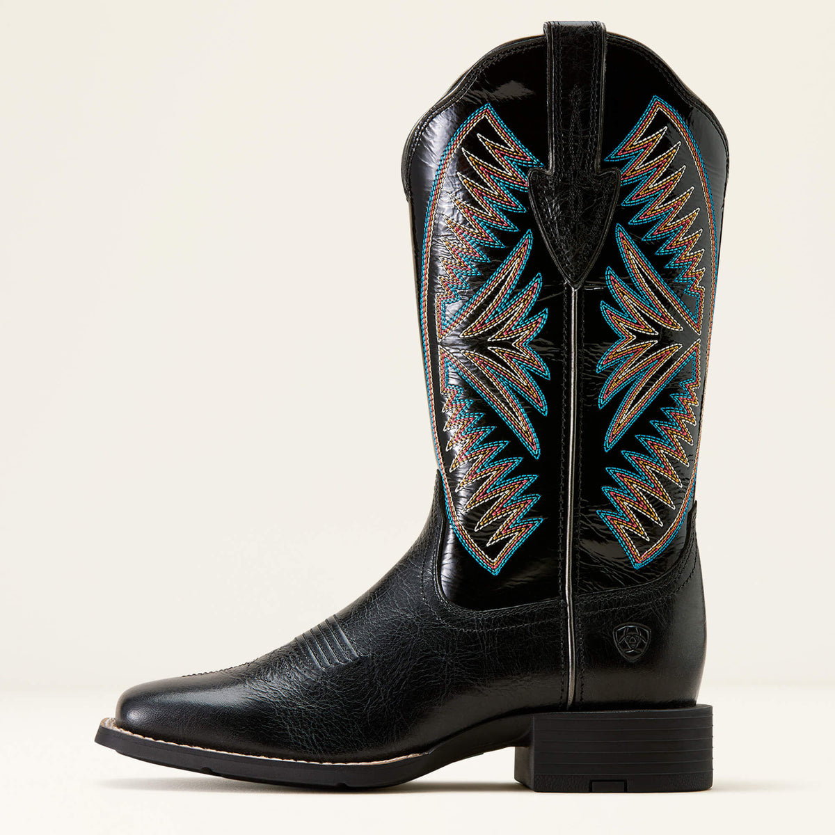 Round Up Ruidoso Wide Square Toe Western Boot - Ariat Great Value