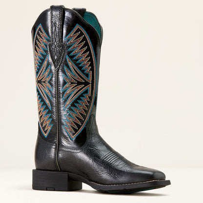Round Up Ruidoso Wide Square Toe Western Boot - Ariat Great Value