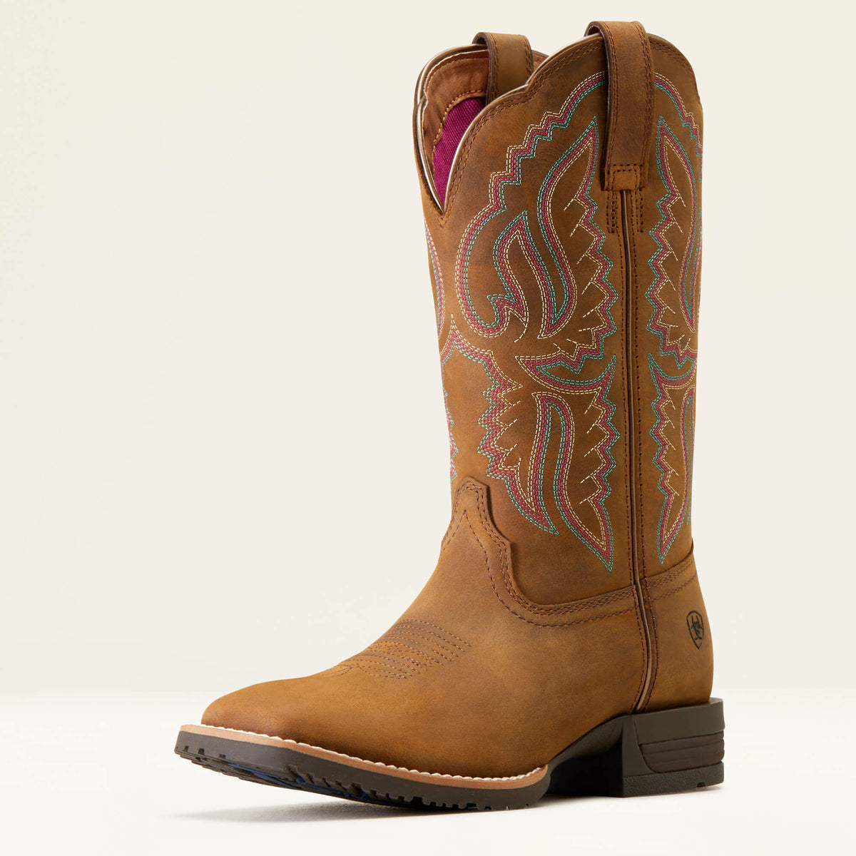 Hybrid Ranchwork Wide Square Toe Western Boot - Ariat Premium