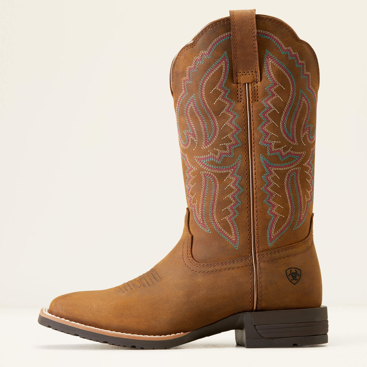 Hybrid Ranchwork Wide Square Toe Western Boot - Ariat Premium