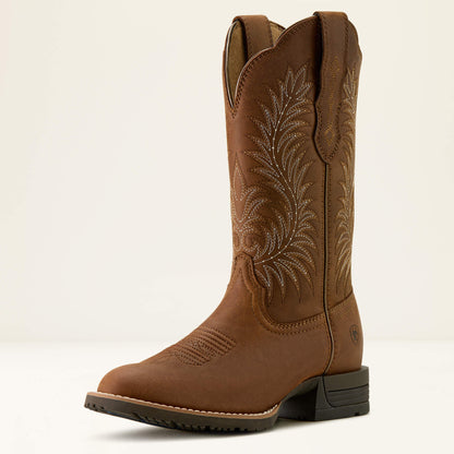 Hybrid Ranchward W Toe Western Boot - Ariat Classic
