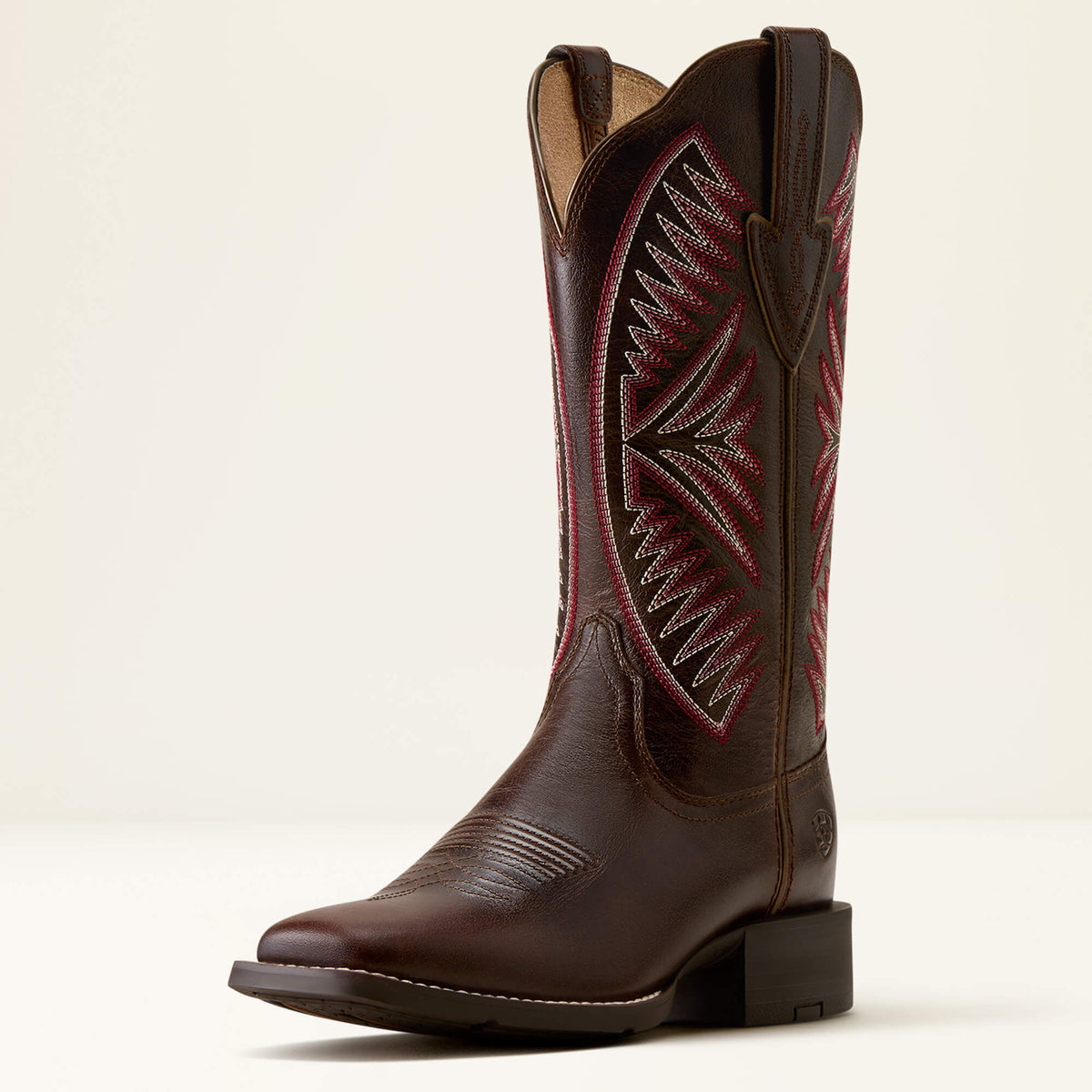 Round Up Ruidoso Wide Square Toe Western Boot - Ariat Everyday