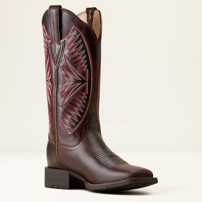 Round Up Ruidoso Wide Square Toe Western Boot - Ariat Everyday
