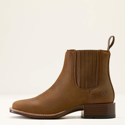 Booker Chelsea Wide Square Toe Western Boot - Ariat Classic