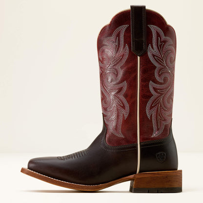 County Lane Wide Square Toe Western Boot - Ariat Popular