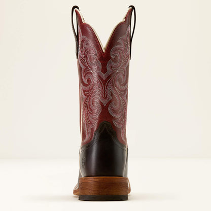 County Lane Wide Square Toe Western Boot - Ariat Popular