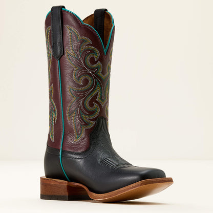 County Lane Wide Square Toe Western Boot - Ariat Hot Sale