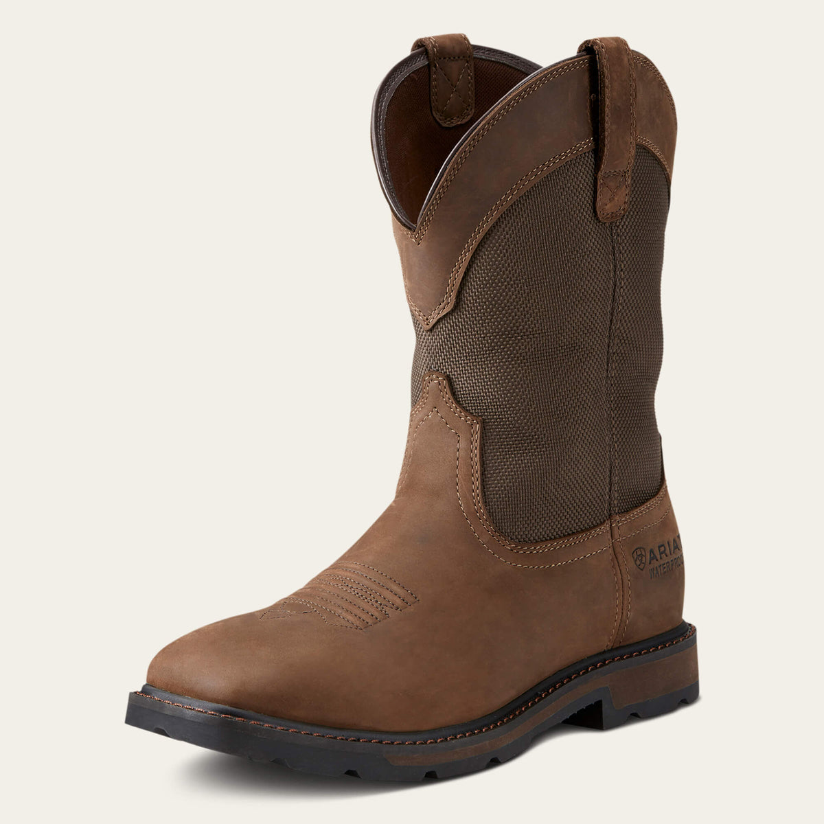 Groundbreaker Wide Square Toe Waterproof Steel Toe Work Boot - Ariat Quality