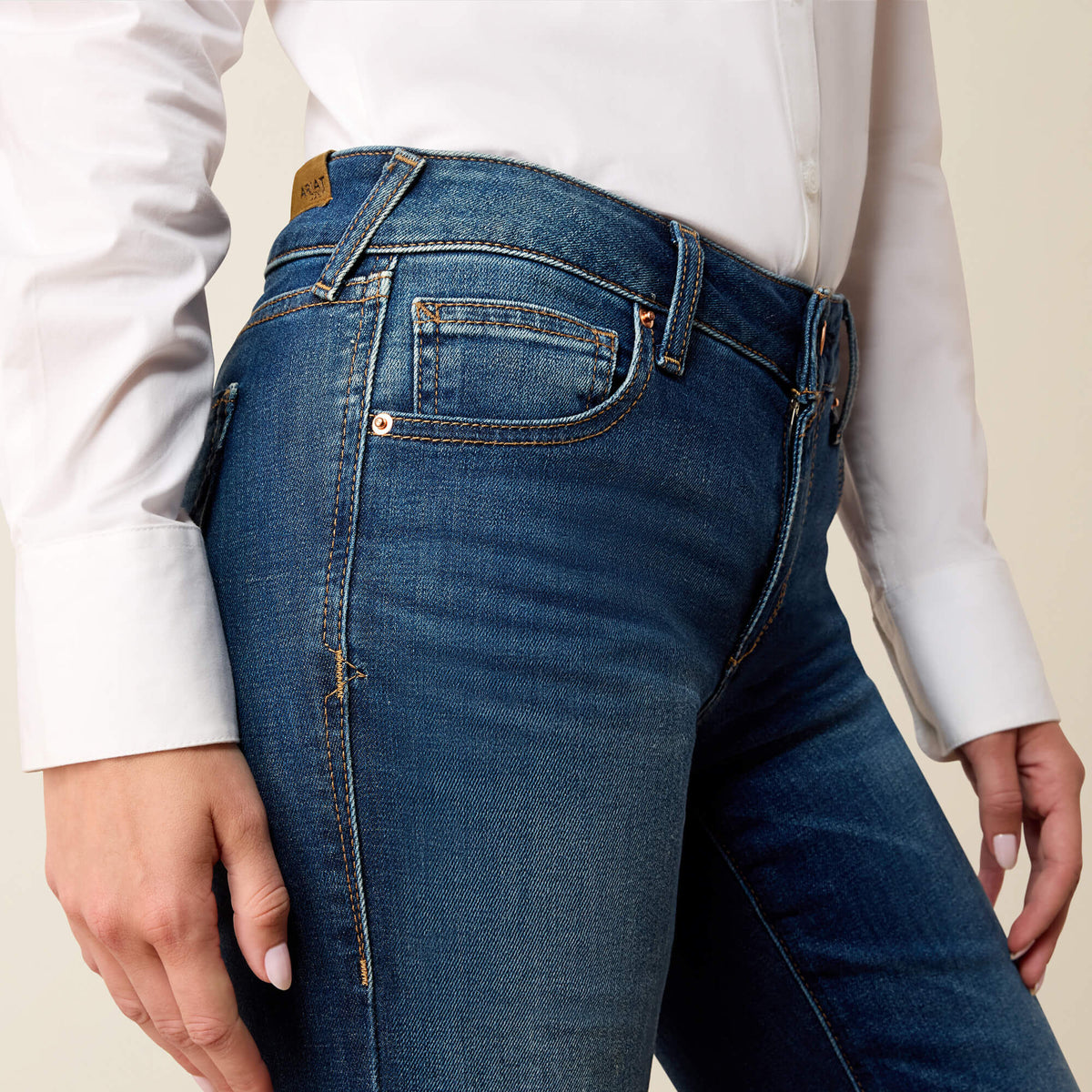 Mid Rise Kelsea Trouser Jeans - Ariat Essential