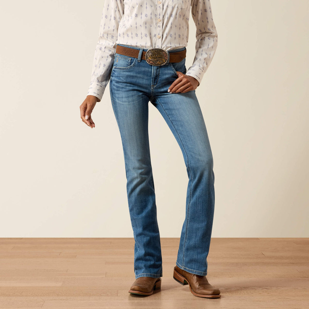 High Rise Lyra Boot Cut Jeans - Ariat Popular