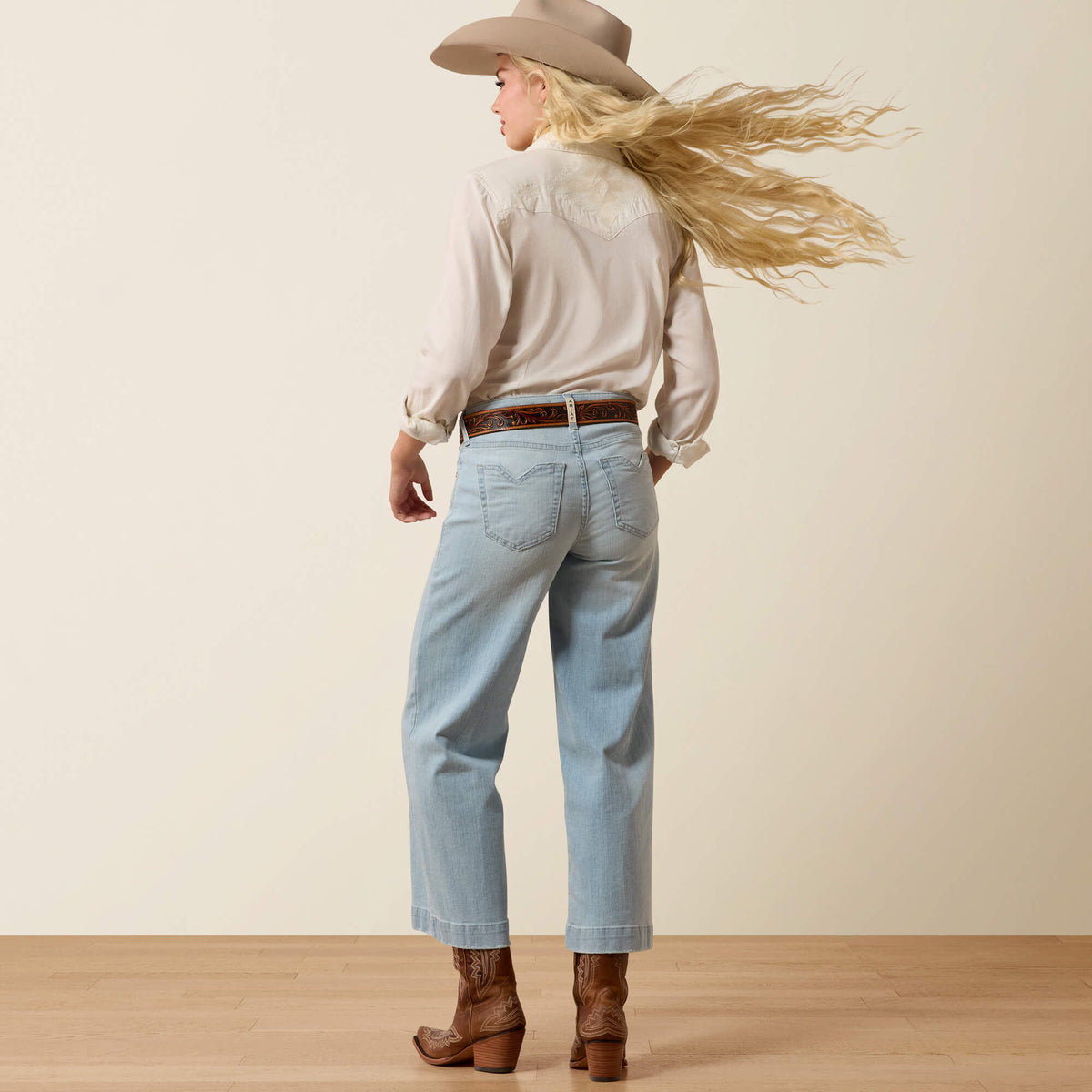 Perfect Rise Clare Wide Leg Crop Jeans - Ariat Best Price