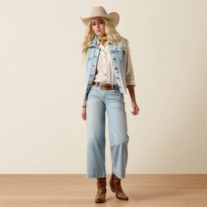 Perfect Rise Clare Wide Leg Crop Jeans - Ariat Best Price