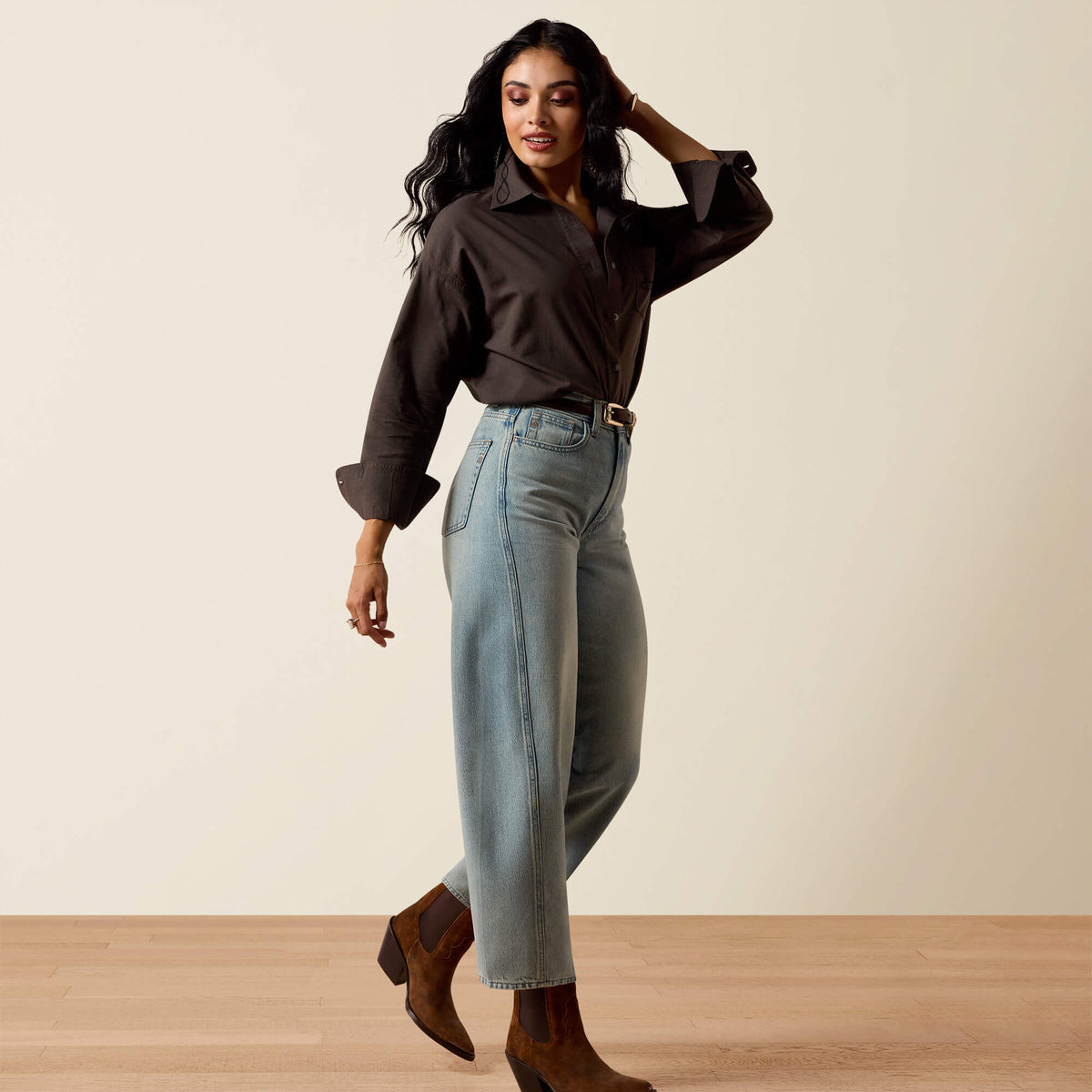 Ultra High Rise Jazmine Barrel Jeans - Ariat Top Pick