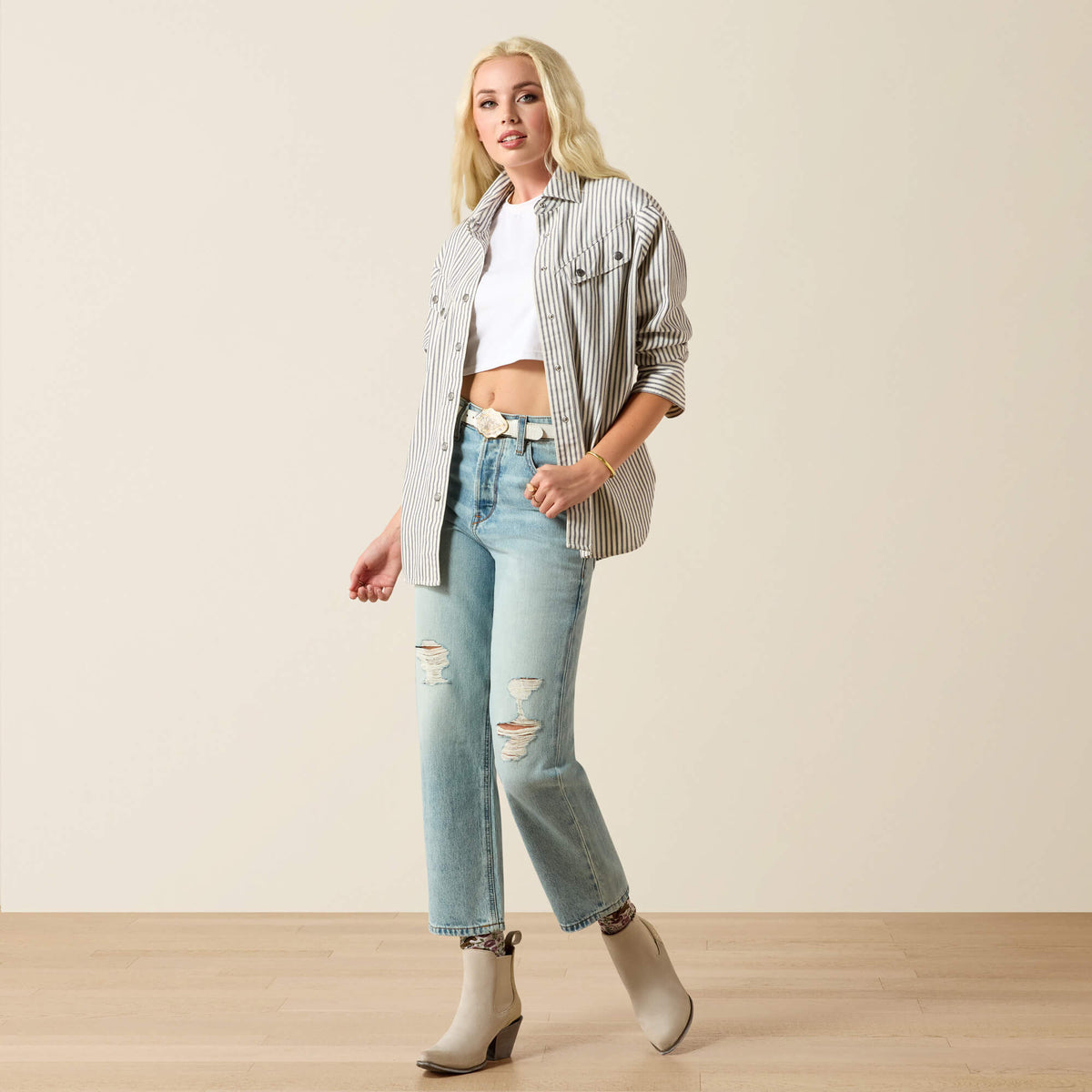 Ultra High Rise Tomboy Relaxed Straight Leg Jeans - Ariat Everyday