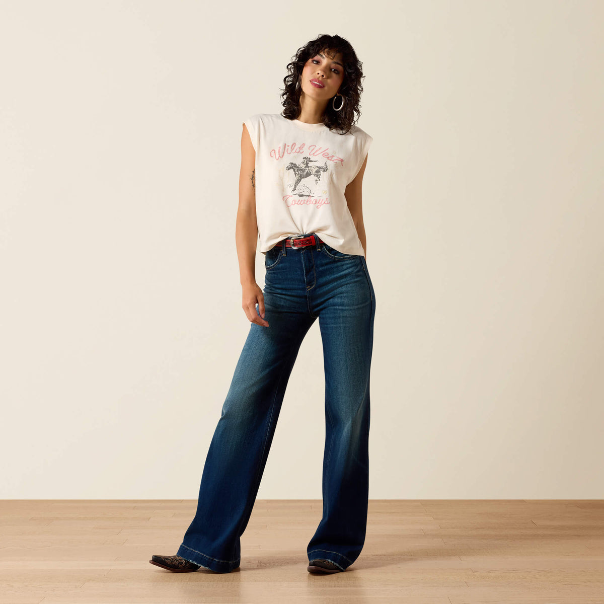 Ultra High Rise Penelope Wide Leg Jeans - Ariat Top Pick