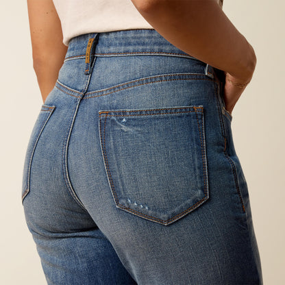 Ultra High Rise Relaxed Tomboy Straight Leg Jeans - Ariat Exclusive