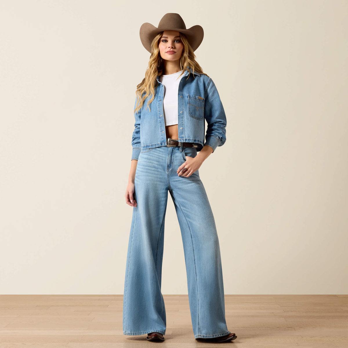 Ultra High Rise Calamity Comfort Wide Leg Jeans - Ariat Latest