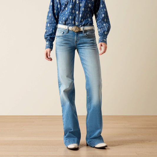 Mid Rise Clara Trouser Jeans - Ariat Classic