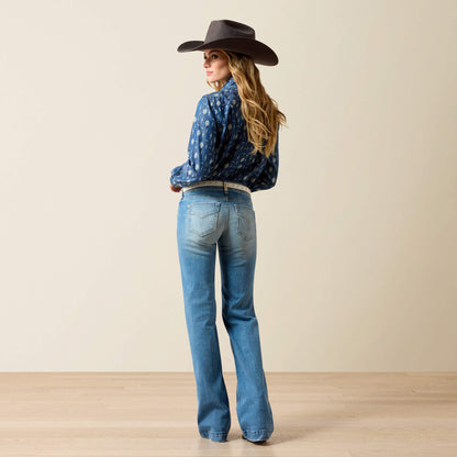 Mid Rise Clara Trouser Jeans - Ariat Classic